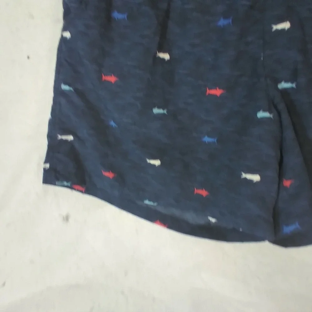 Columbia PFG swim shorts mens XL  blue fishing Hybrid pockets fishing FLAWED